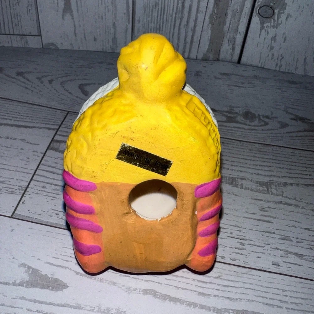 Applause Ornament Big Bird Christmas Red Santa Hat Colorful Holiday Whimsical - Picture 7 of 7